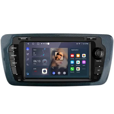Zdjęcie produktu dla Hexinex 7-calowe radio samochodowe z systemem Android 15 do Seat Ibiza (2009-2013) 2 GB + 64 GB, 4 rdzenie, Wi-Fi