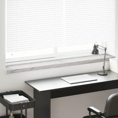 Produktbild von vidaXL Fensterbank Marmorstruktur 140 x 25 x 4,5 cm PVC