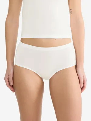 Imagen del producto de Sloggi, conjunto de 2 braguitas largos para mujer, color azul, línea GO Sense, color "silkwhite", talla XL