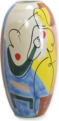 Productafbeelding van A Porcelain Vase Handpainted