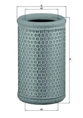 Obrázok produktu pre Vzduchový filter Mahle (LX 646/1)