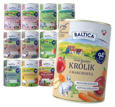 Zdjęcie produktu dla Baltica Mix Smaków Bez Drobiu 12x400g Bezzbożowa Mokra Karma Dla Psa