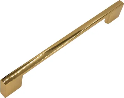 Zdjęcie produktu dla Uchwyt meblowy Svelto złoty chrom 160 mm - elegancki, minimalistyczny uchwyt aluminiowy do kuchni i mebli
