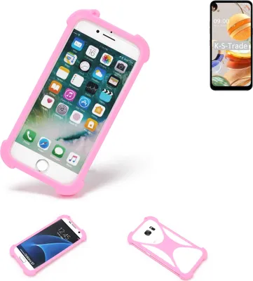 Produktbild von K-S-Trade Handy Hülle kompatibel mit LG Electronics K61 Schutz Hülle Bumper Silikon Schutz Hülle Cover Case Silikoncase Silikonbumper TPU Softcase