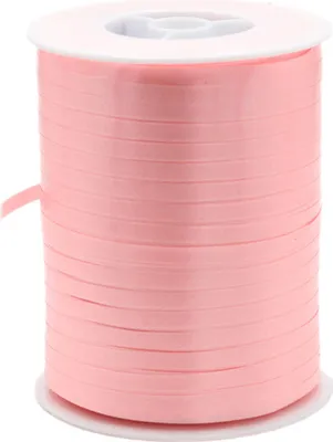 Produktbild von Geschenkband Ringelband 5mm x 500m Rolle Rose