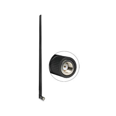 Produktbild von DELOCK WL-Antenne RP-SMA 9dBi Kippgelenk schwarz