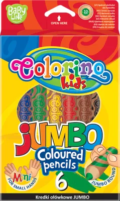 Obrázek produktu pro Jumbo pastelky 6 barev Colorino