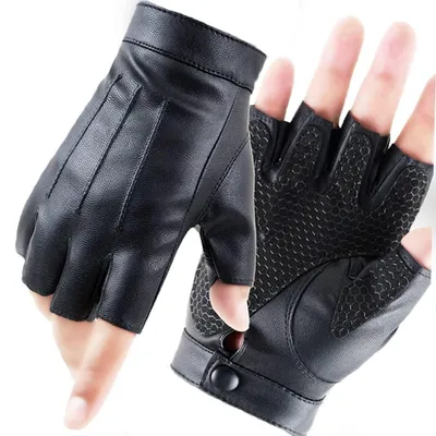 Imagen del producto de Guantes sin dedos para hombre, color