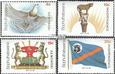 Produktbild von Briefmarken Bophuthatswana 1977 Mi 18-21 (kompl.Ausg.) FDC Unabhängigkeit