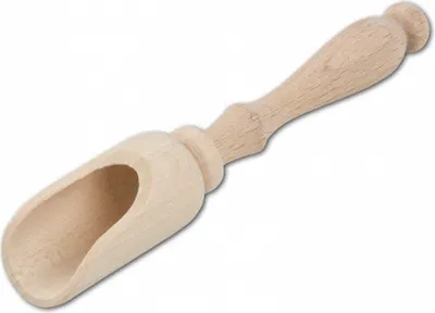 Produktbild von Schäufelchen, rund, 9 cm Stiel aus Holz 14,5 cm
