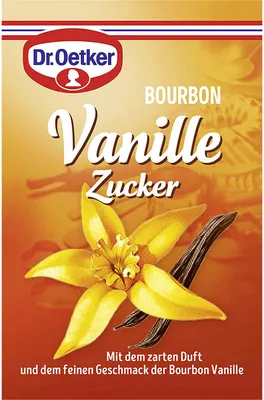 Produktbild von Dr. Oetker Bourbon Vanille Zucker 3er 24g – Vanillezucker zum Backen