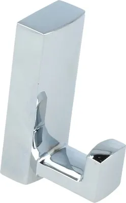 Produktbild von Kleiderhaken aus Metall Chrom glänzend Mantelhaken Huthaken Wandhaken Garderobenhaken