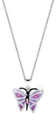 Produktbild von Scout Kinder Halskette Kette Silber Schmetterling Glitter 261000008
