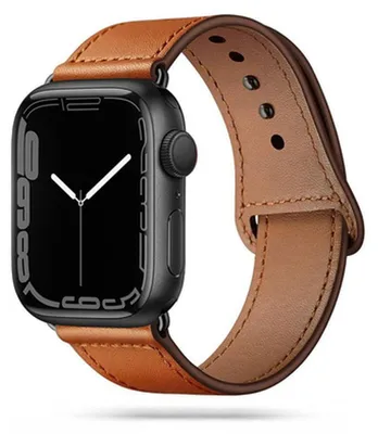 Immagine prodotto di Tech-Protect Leatherfit Apple Watch 4 / 5 / 6 / 7 / 8 / 9 / Se / Ultra 1 / 2 (42 / 44 / 45 / 49 Mm) Marrone