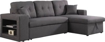 Produktbild von Ecksofa reversibel mit Schlaffunktion "Axel" - 3-Sitzer - Grau