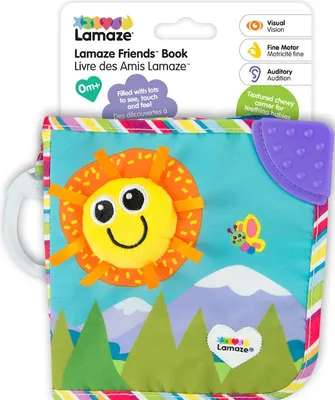 Produktbild von Tomy Babybuch Lamaze Stoff-Aktivitätenbuch mit Clip für Babys