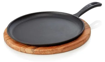 Produktbild von LAVA Pizzaservierpfanne Crepes Pfannkuchen Ø 26 cm, Serie Serving pans 36 Gusseisen emailliert