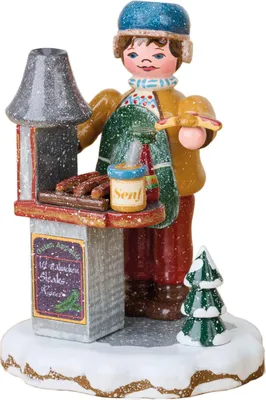 Produktbild von Winterkinder Bratwurstmax (6cm) von Hubrig Volkskunst