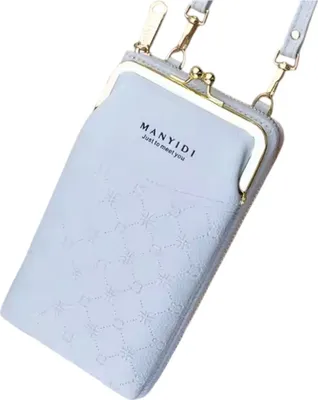 Image de Portefeuille Crossbody UR-35779 - Gris pour Femmes KP35779