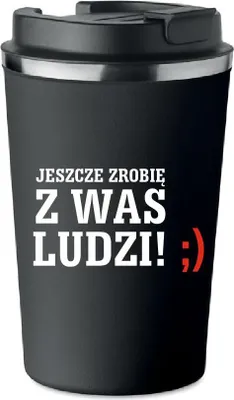 Produktbild von Premium Thermobecher Lehrertag Geschenk ICH WERDE AUS DIR MENSCHEN MACHEN KT_111