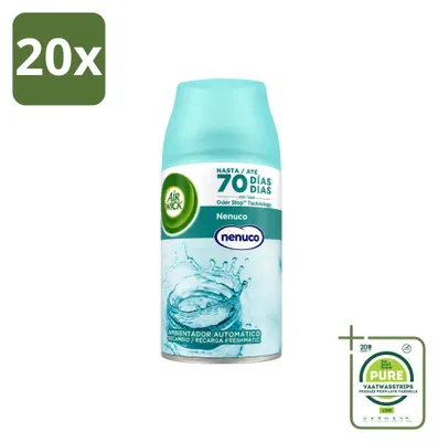 Image de 20 recharges Air Wick Freshmatic Nenuco de 250 ml - Lot de 20 pièces