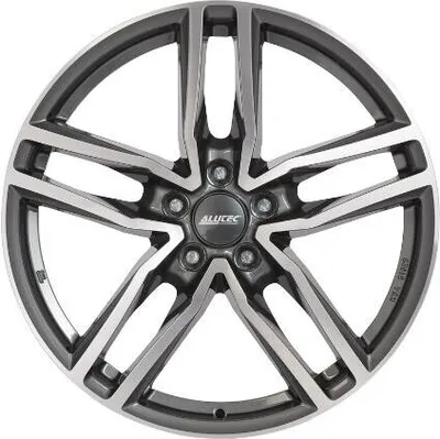 Produktbild von 17 Zoll Alufelge ALUTEC Ikenu 17"x7.5" 5x105 PCD ET38 56.60mm Felge Graphit Frontpoliert