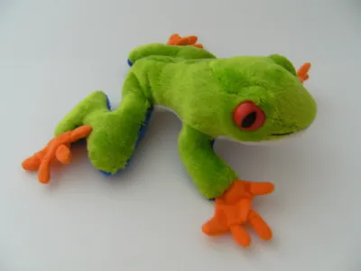 Produktbild von Plüschtier Rotaugenlaubfrosch 16 cm, Kuscheltiere Stofftiere Laubfrosch Frösche Frosch