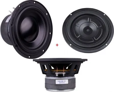 Produktbild von Reckhorn D-165i / 1 x Subwoofer Chassis Einbautiefe 175mm / 6.5 + Reckhorn 1 x P-6.5 Passivmembrane 16 cm / 6.5