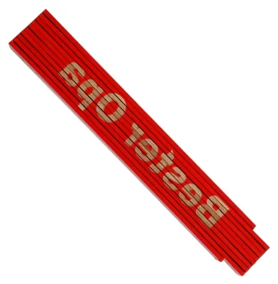 Produktbild von Zollstock Meterstab für den besten Opa, rot