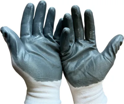 Produktbild von Arbeitshandschuhe - Schutzhandschuhe Nylon K028 Grau Größe 10