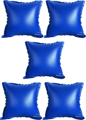 Produktbild von Veddelholzer 5 Mal XXL 120 x 120 cm Luftkissen Poolkissen Winter zur Poolabdeckung. Perfektes Pool Zubehör Pool Wintermittel zur Pool Überdachung, Abdeckung im Winter und bei schlechtem Wetter
