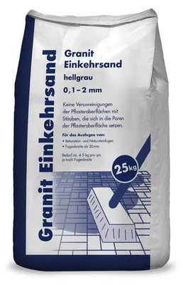 Produktbild von Hamann Mercatus Granit Einkehrsand 0,1-2 mm hellgrau 25 kg
