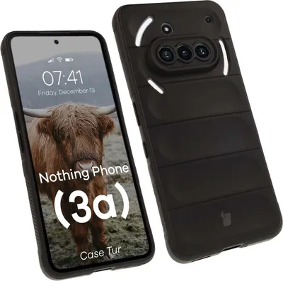 Produktbild von Robuste Handyhülle für Nothing Phone (3a), Bizon Case Tur, Schwarz