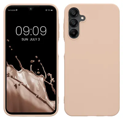 Produktbild von kwmobile Handyhülle für Samsung Galaxy A15 5G Hülle - TPU Case - Kabelloses Laden - Schutzhülle Cover in Coconut Swirl