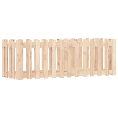 Produktbild von vidaXL Hochbeet Lattenzaun-Design 150x50x50 cm Massivholz Kiefer