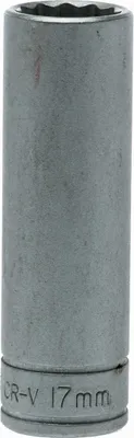 Obrázek produktu pro Dlouhá šestihranná hlavice s 1/2" rukojetí 17 mm