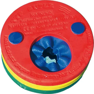 Produktbild von DELPHIN Schwimmscheiben bunt, sortiert,1 Set = 6 Scheiben
