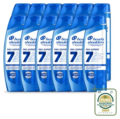 Produktbild von 12 x Head & Shoulders Pro-Expert 7 Anti-Schuppen-Shampoo - 250 ml - Vorratspackung - 12 Stücke