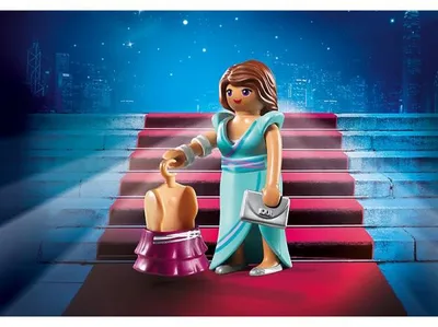Image de PLAYMOBIL fashion girls 6884 figurine tenue de soiree