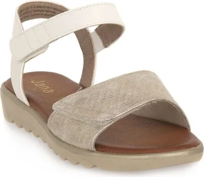 Produktbild von Jana  Damenschuhe Sandalen Flach Sandale Weiß Freizeit, Schuhgröße:40 EU