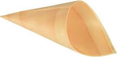 Produktbild von Papstar Fingerfood - Spitztüten, Holz "pure" Ø 4,5 cm · 8,5 cm, 10 x 50 Stück