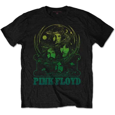 Zdjęcie produktu dla Pink Floyd Green Swirl Black M Koszulka
