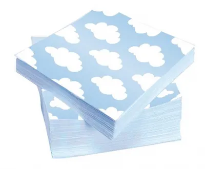 Immagine prodotto di tovaglioli blu/bianco 33 x 33 cm 20 pezzi