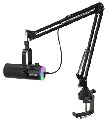 Productafbeelding van XLR/USB gaming microfoon, dynamische microfoon met arm voor gaming, podcasting, streaming, studio