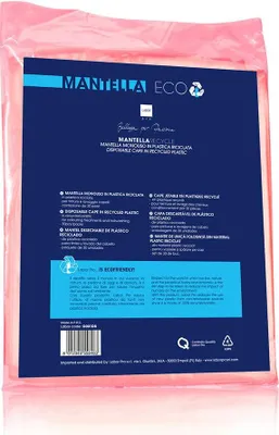 Obrázok produktu pre G001Dr Pracovná Jednorazová Recyklovaná Pláštenka 30 Ks Červená