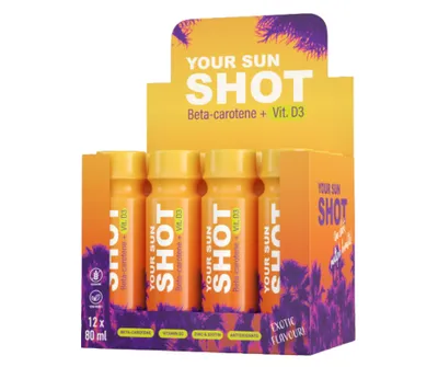 Produktbild von Ihr Sun Shot Vit. D3 Drinki Do Opalania x12szt