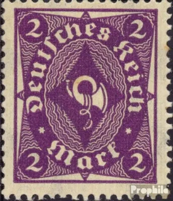 Produktbild von Briefmarken Deutsches Reich 1922 Mi 224aa gestempelt Posthornzeichnung