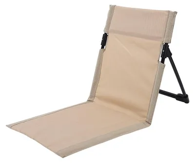 Productafbeelding van Opvouwbare campingstoel met rugleuning - Ideaal voor het strand en andere outdooractiviteiten