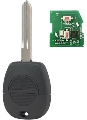 Obrázok produktu pre Kompletný automobilový kľúč s diaľkovým ovládaním Techstar kompatibilný s Nissan Almera, Almera Tino, Micra, Navara, Primera, Serena, Terrano, Vanette, X-Trail, 2 tlačidlá, 433 MHz, P/N 28268-8H700, čepeľ A33