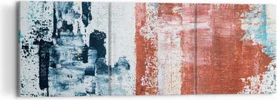 Produktbild von Bild auf Leinwand - Leinwandbild - 3 Teile - Abstraktion Marine Rot - 120x40cm - Wand Bild - Wanddeko - Wandbilder - Leinwanddruck - Bilder - Wanddekoration - Leinwand bilder - CA120x40-4883